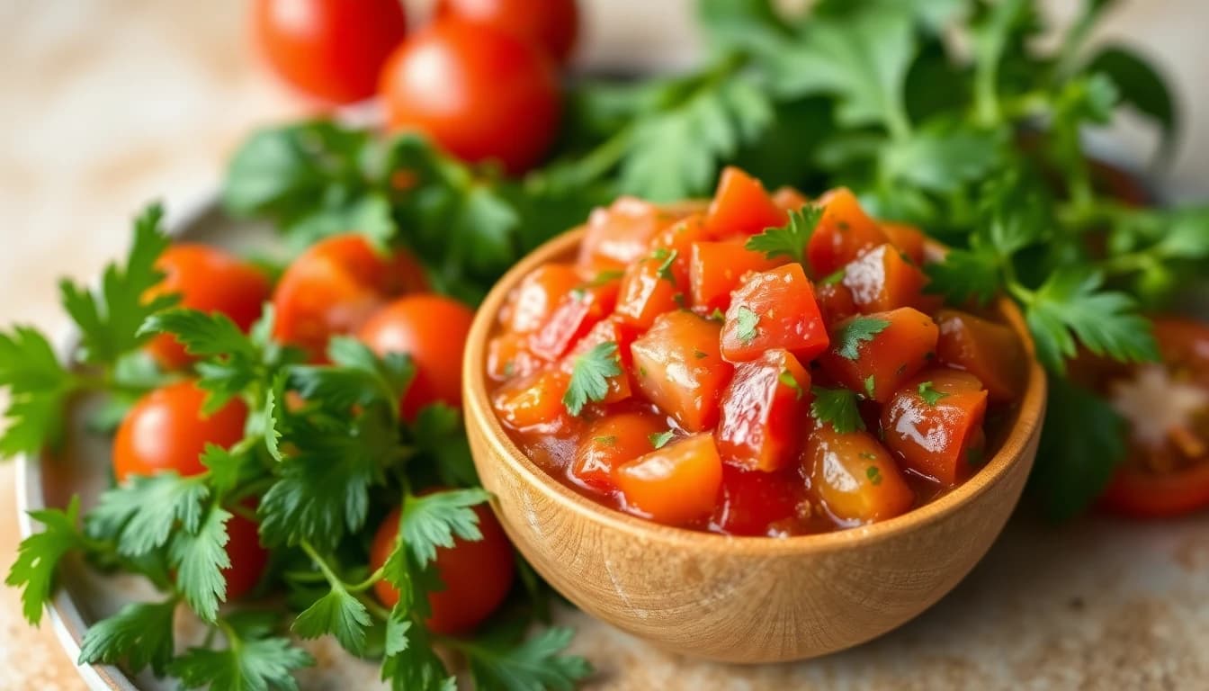 Vegan Fresh Tomato Salsa